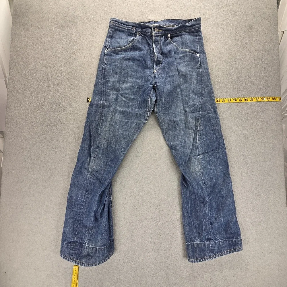 Vintage Levis Engineered Jeans Mens 32x32 Blue Buckle Back Twisted One Pocket